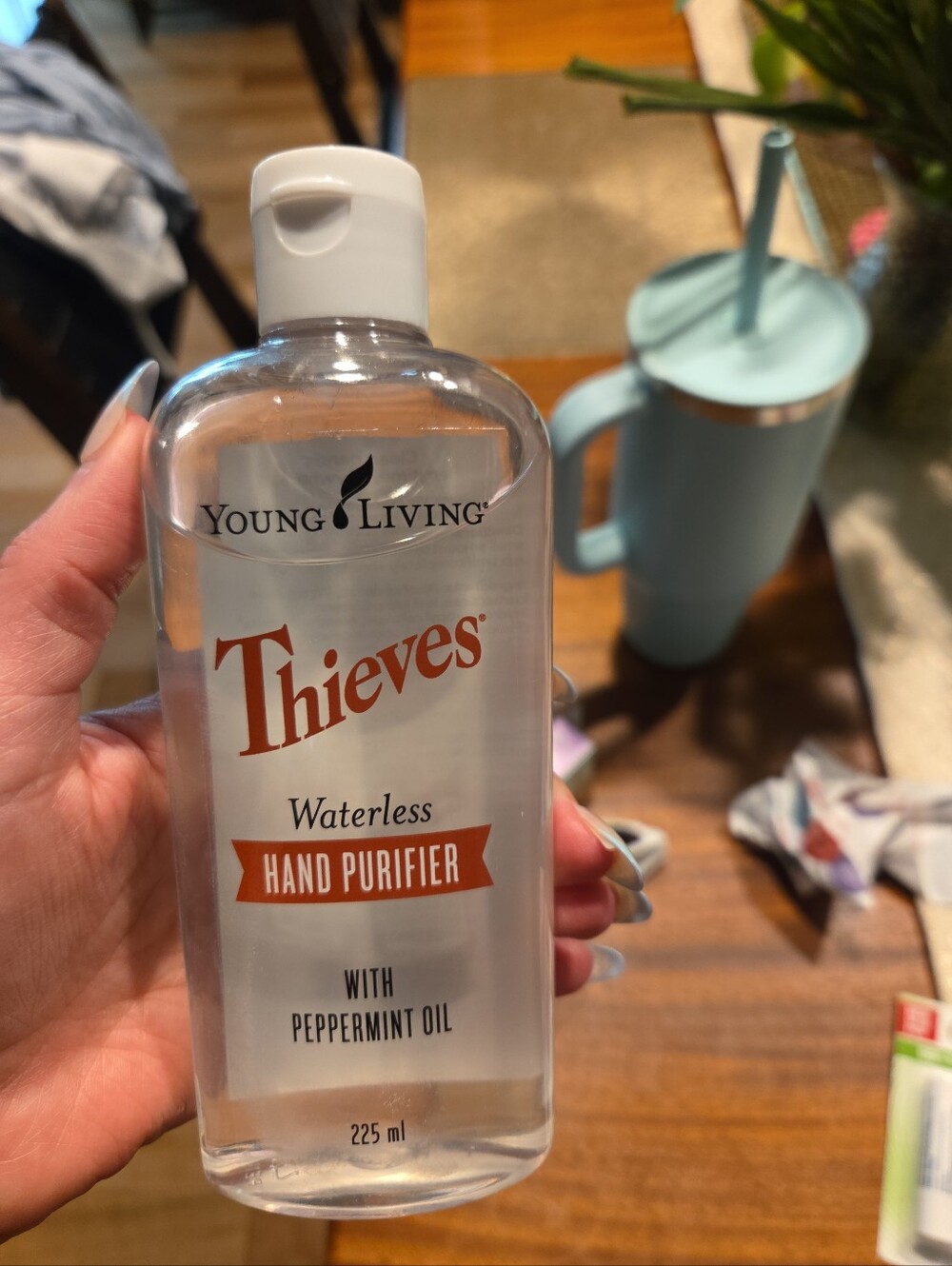 Young Living Thieves Waterless Hand Purifier — Clear